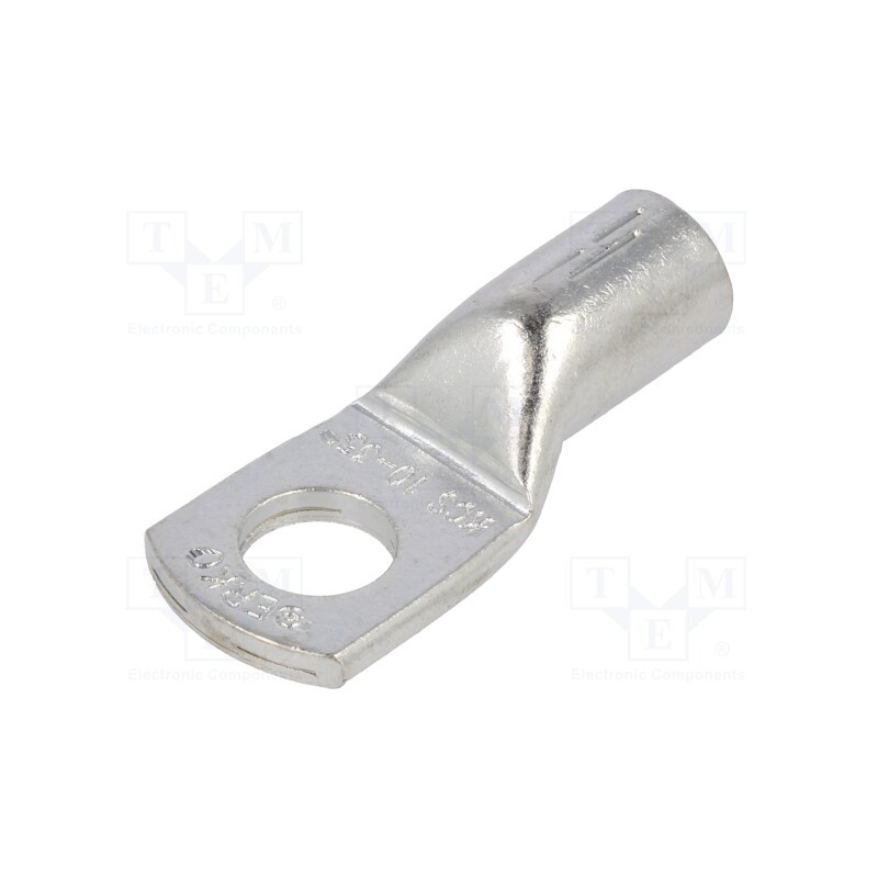 10 pcs : KCS_10-35/1 - Tip: ring tube, M10, 35mm2, crimped, for cable, tinned, copper