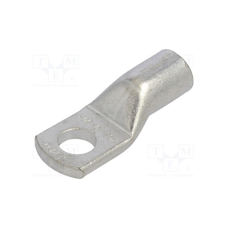 10 pcs : KCS_10-50/1 - Tip: ring tube, M10, 50mm2, crimped, for cable, tinned, copper