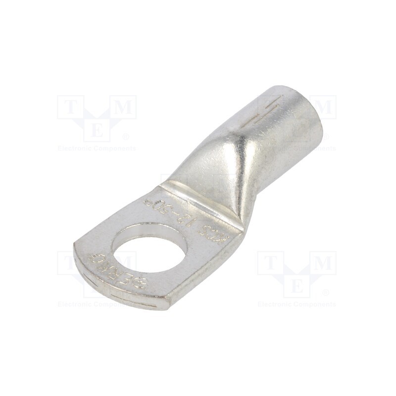 10 pcs : KCS_12-50/1 - Tip: ring tube, M12, 50mm2, crimped, for cable, tinned, copper, 13mm