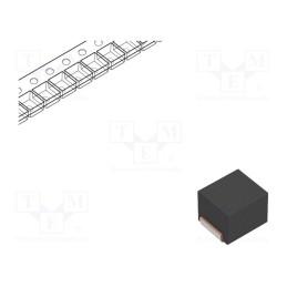 50 pcs : NLV25T-100J-EFD - Inductor: ferrite, SMD, 1008, 10uH, 155mA, 3.5Ω, Q: 25, ftest: 2.52MHz