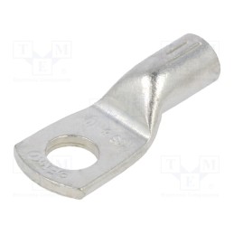 20 pcs : KCS_6-10/1 - Tip: ring tube, M6, 10mm2, crimped, for cable, tinned, copper, 6.4mm