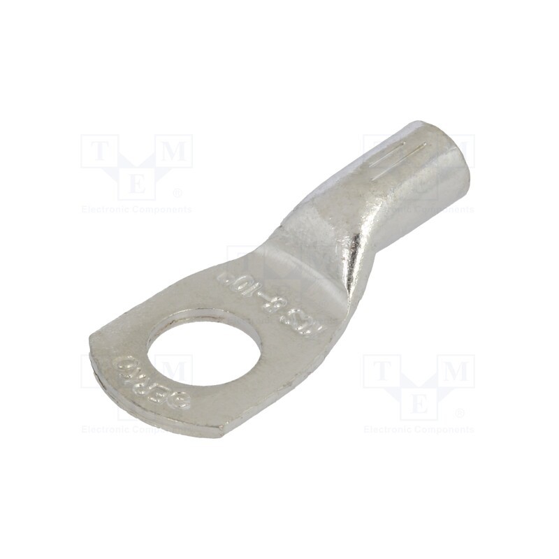 20 pcs : KCS_8-10/1 - Tip: ring tube, M8, 10mm2, crimped, for cable, tinned, copper, 8.4mm