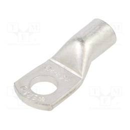 10 pcs : KCS_8-25/1 - Tip: ring tube, M8, 25mm2, crimped, for cable, tinned, copper, 8.4mm