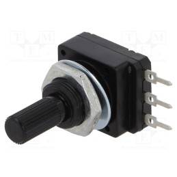 10 pcs : 16PMI-500K - Potentiometer: shaft, single turn, 500kΩ, 60mW, PCB, 6mm, plastic