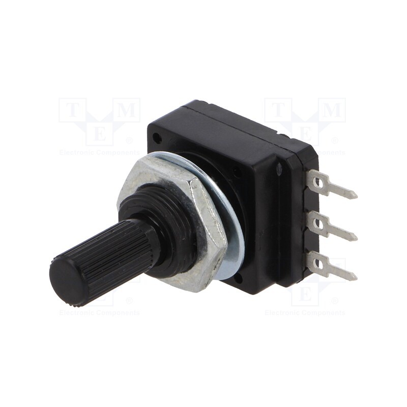 10 pcs : 16PMI-500K - Potentiometer: shaft, single turn, 500kΩ, 60mW, PCB, 6mm, plastic