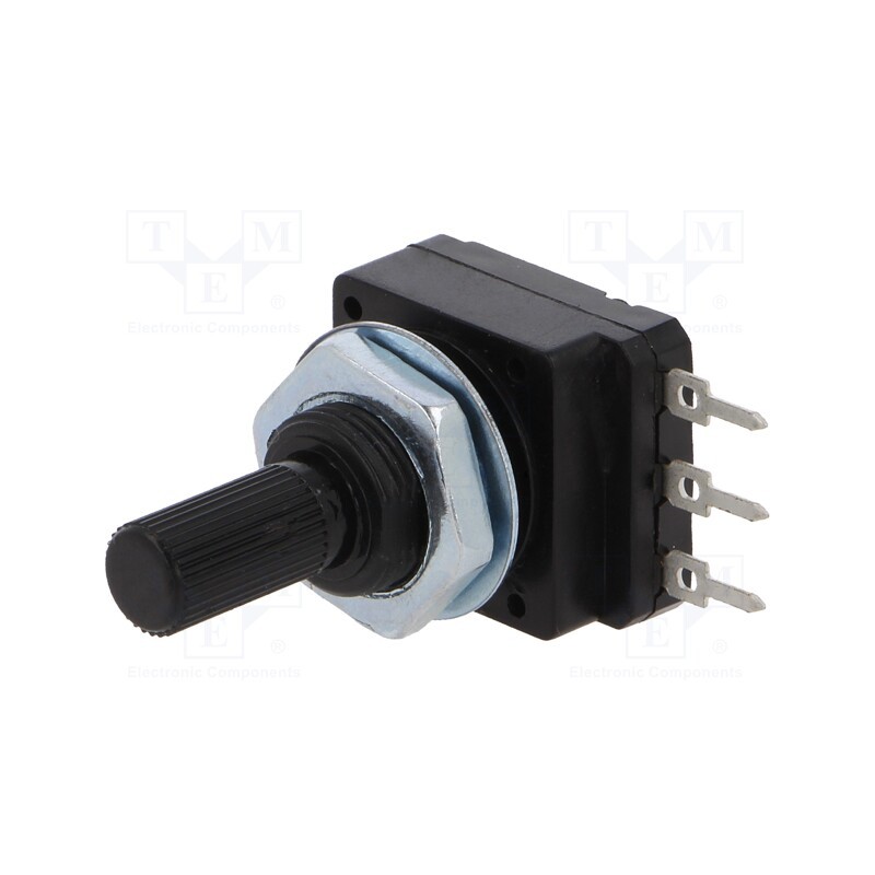 10 pcs : 16PMI-4K7 - Potentiometer: shaft, single turn, 4.7kΩ, 60mW, PCB, 6mm, plastic
