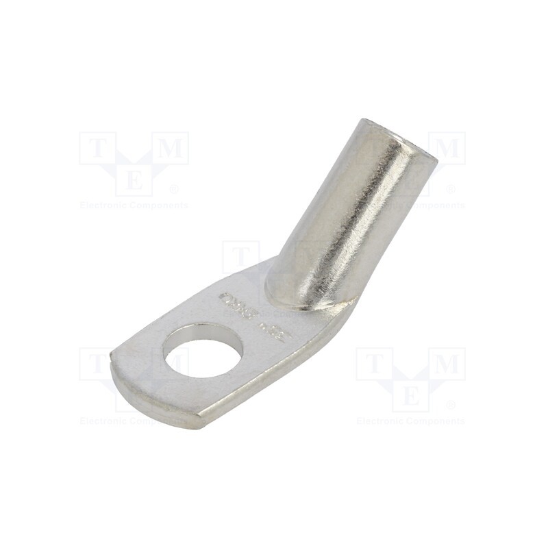 10 pcs : KCS45_10-35/10 - Tip: ring tube, M10, 35mm2, crimped, for cable, angled 45°, tinned