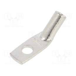 20 pcs : KCS45_5-6/10 - Tip: ring tube, M5, 6mm2, crimped, for cable, angled 45°, tinned