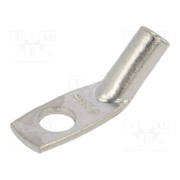 20 pcs : KCS45_6-6/10 - Tip: ring tube, M6, 6mm2, crimped, for cable, angled 45°, tinned