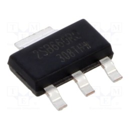 20 pcs : BDP50-16 - Transistor: PNP, bipolar, 60V, 3A, 5W, SOT223