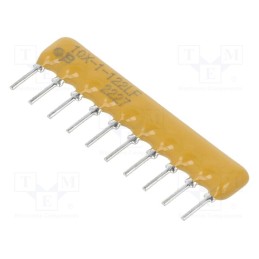 20 pcs : 4610X-101-122LF - Resistor network: X, THT, 1.2kΩ, ±2%, 0.2W, No.of resistors: 9, 100V