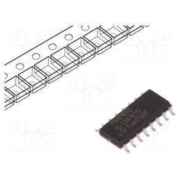10 pcs : 74HC165D,653 - IC: digital, 8bit,shift register,serial output,parallel in