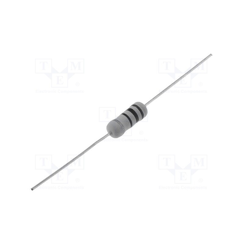 50 pcs : KNP02SJ056JA10 - Resistor: wire-wound, THT, 5.6Ω, 2W, ±5%, Ø5x12mm, 400ppm/°C, axial