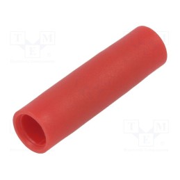 50 pcs : KLE_4/50 - Tip: butt splice, insulated, copper, 4mm2, Insulation: polyamide