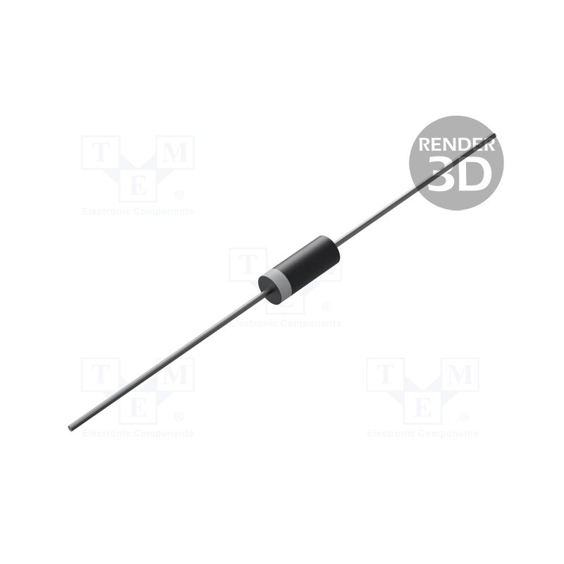 10 pcs : 1N5948BRLG - Diode: Zener, 3W, 91V, , CASE59, single diode, 1uA