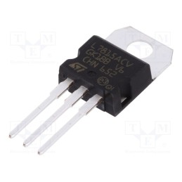 10 pcs : L7815ACV - IC: voltage regulator, linear,fixed, 15V, 1.5A, TO220AB, THT,
