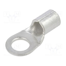 50 pcs : KOA_6-10/100 - Tip: ring, M6, 10mm2, crimped, for cable, tinned, copper, 6.5mm