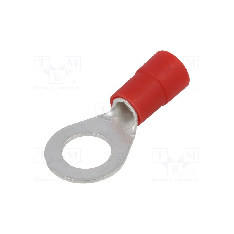20 pcs : KOE_10-10/100 - Tip: ring, M10, Ø: 11mm, 10mm2, crimped, for cable, insulated, tinned
