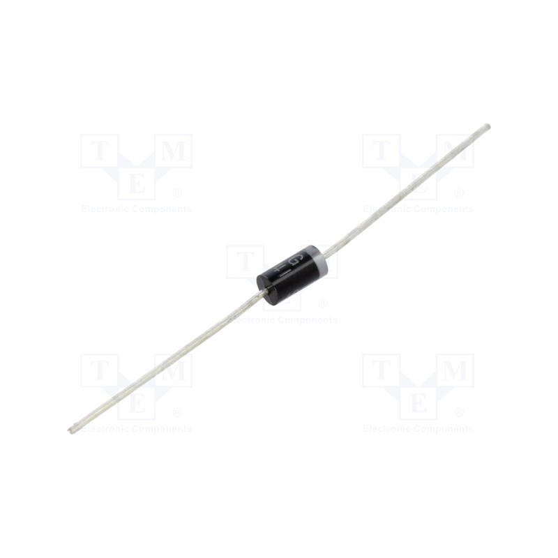 50 pcs : FR157GTA - Diode: rectifying, THT, 1kV, 1.5A, , DO15, Ufmax: 1.3V