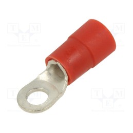 20 pcs : KOE_5-10/100 - Tip: ring, M5, Ø: 5.3mm, 10mm2, crimped, for cable, insulated, tinned