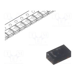 50 pcs : 1SS417CT,L3F(T - Diode: Schottky rectifying, SMD, 40V, 0.1A, SOD882,