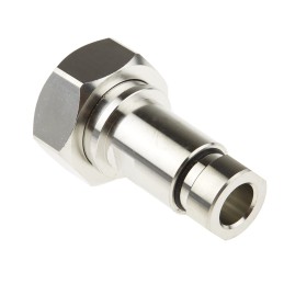 1 pcs - RS PRO, Plug Cable Mount 7/16 Connector, 50Ω, Solder Termination, Straight Body