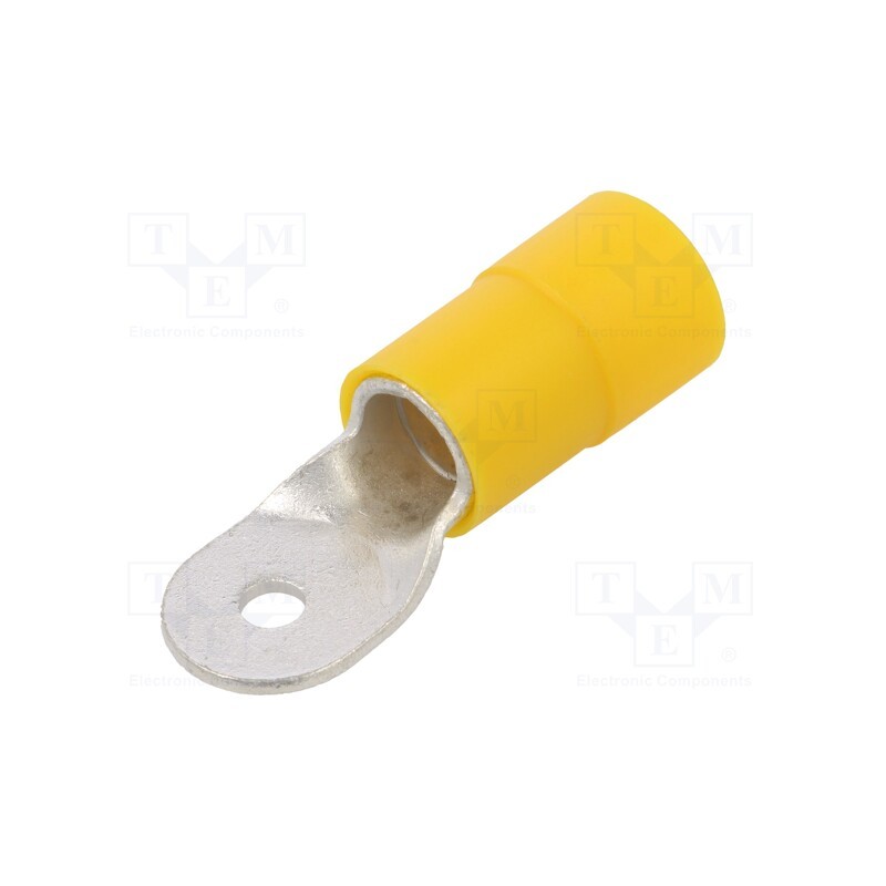 10 pcs : KOE_6-70/20 - Tip: ring, M6, Ø: 6.5mm, 70mm2, crimped, for cable, insulated, tinned