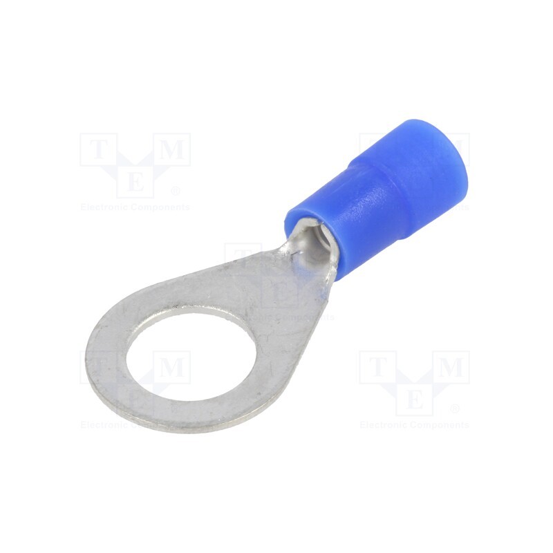 50 pcs : KOE_8-2,5/100 - Tip: ring, M8, Ø: 8.5mm, 1.5÷2.5mm2, crimped, for cable, insulated