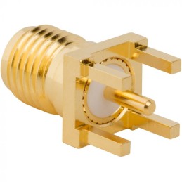 1 pcs - Amphenol RF, jack Through Hole RP-SMA, PCB Termination, Straight Body