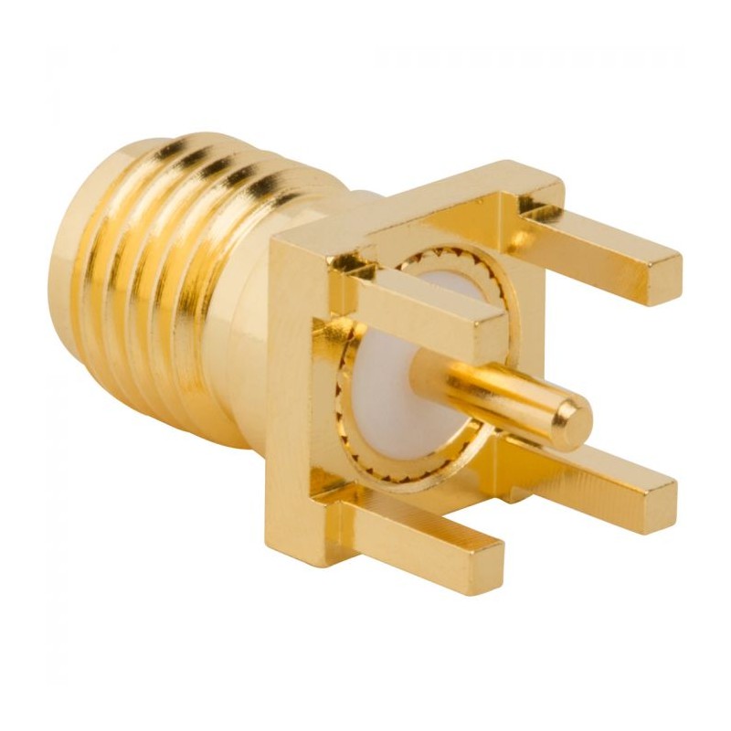 1 pcs - Amphenol RF, jack Through Hole RP-SMA, PCB Termination, Straight Body