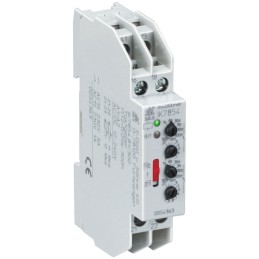 1 pcs - Dold IK7817N Series DIN Rail Mount Timer Relay, 12 - 240V ac/dc, 1-Contact, 0.03 - 300 min, 0.06 -
