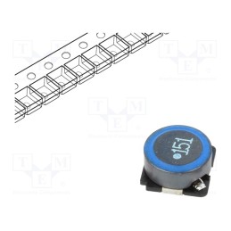 10 pcs : SLF10145T-151MR79-PF - Inductor: ferrite, SMD, 150uH, 0.81A, 420mΩ, ±20%, SLF
