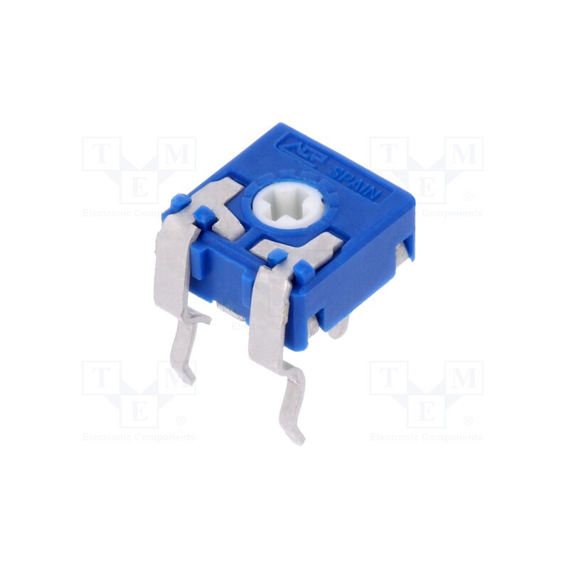 50 pcs : CA6V 100K - Potentiometer: mounting, single turn,horizontal, 100kΩ, 100mW