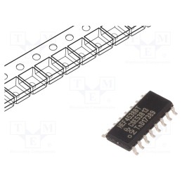 10 pcs : HEF4538BT,653 - IC: digital, multivibrator, Ch: 2, CMOS, SMD, SO16, HEF4000B