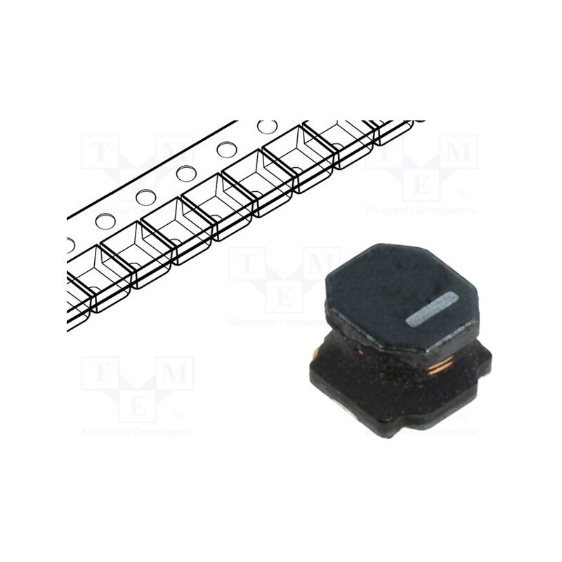 50 pcs : DJNR5040-6R8-S - Inductor: wire, SMD, 6.8uH, Ioper: 2.4A, 49mΩ, ±20%, Isat: 2.8A