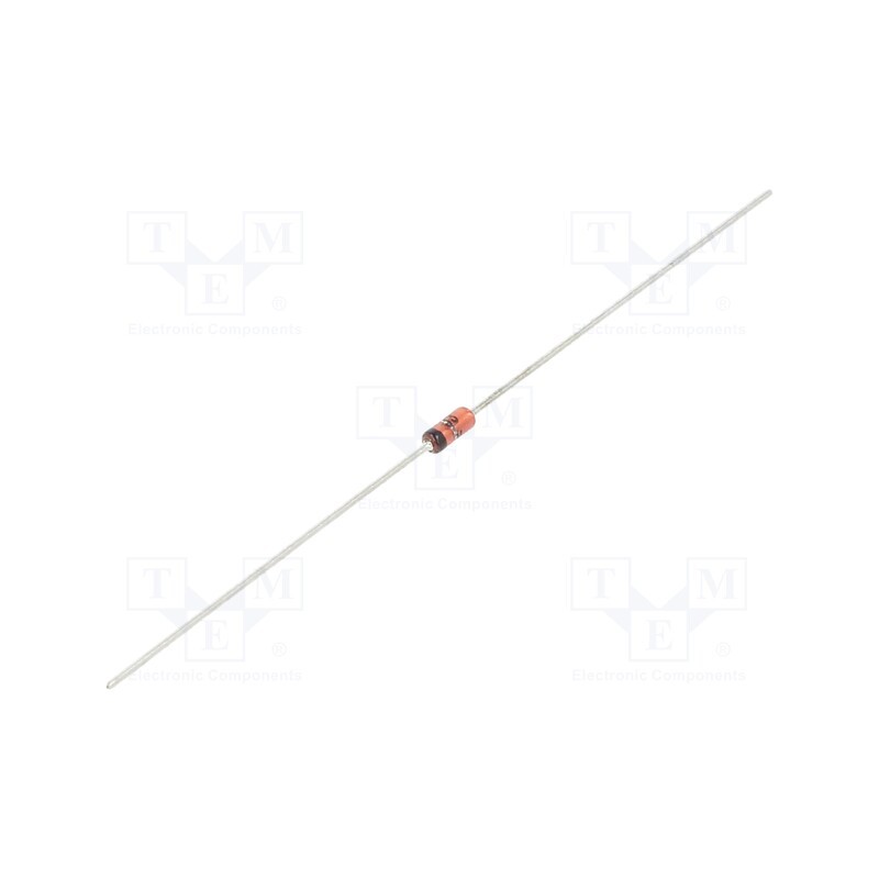 50 pcs : BAS33-TAP - Diode: switching, THT, 40V, 0.2A, Ifsm: 2A, DO35, Ufmax: 1V, Ir: 1nA
