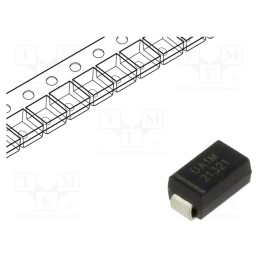 50 pcs : UA1MTR - Diode: rectifying, SMD, 1kV, 1A, 75ns, SMA, Ufmax: 1.7V, Ir: 3uA