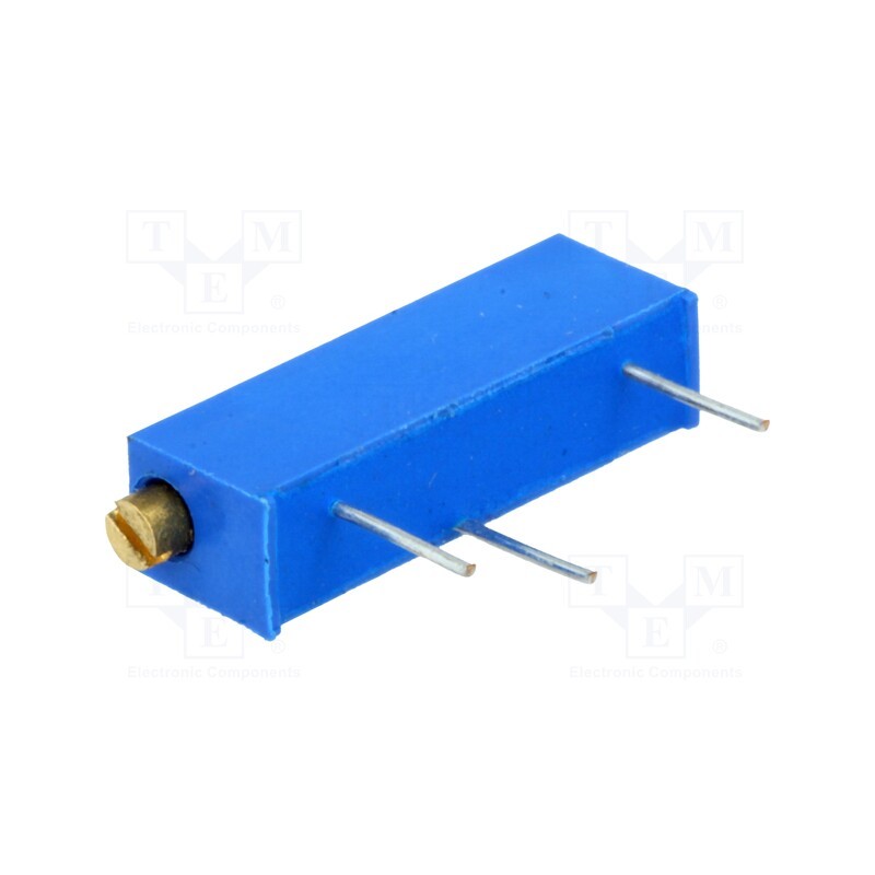 20 pcs : T196P-100R - Potentiometer: mounting, multiturn, 100Ω, 750mW, ±10%, linear