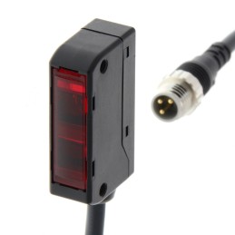 1 pcs - Omron Limited Reflective Photoelectric Sensor, Block Sensor, 60 mm Detection Range