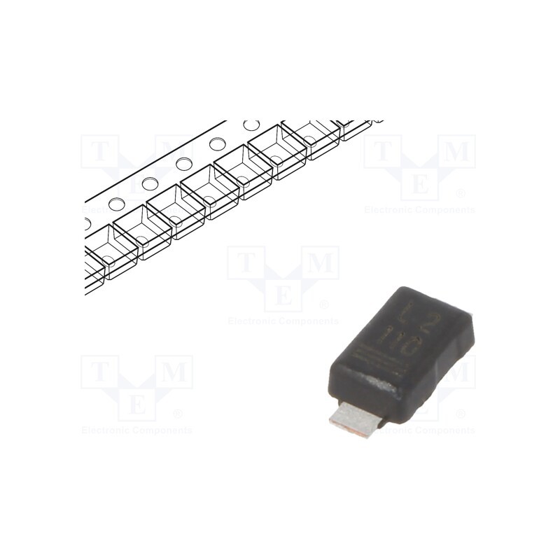 20 pcs : SS1FH10-M3/H - Diode: Schottky rectifying, SMD, 100V, 1A, DO219AB,