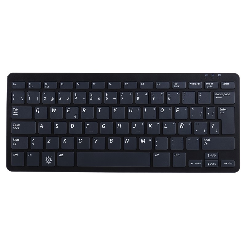 1 pcs - Raspberry Pi Black, Grey QWERTY (Spain) Raspberry Pi Keyboard
