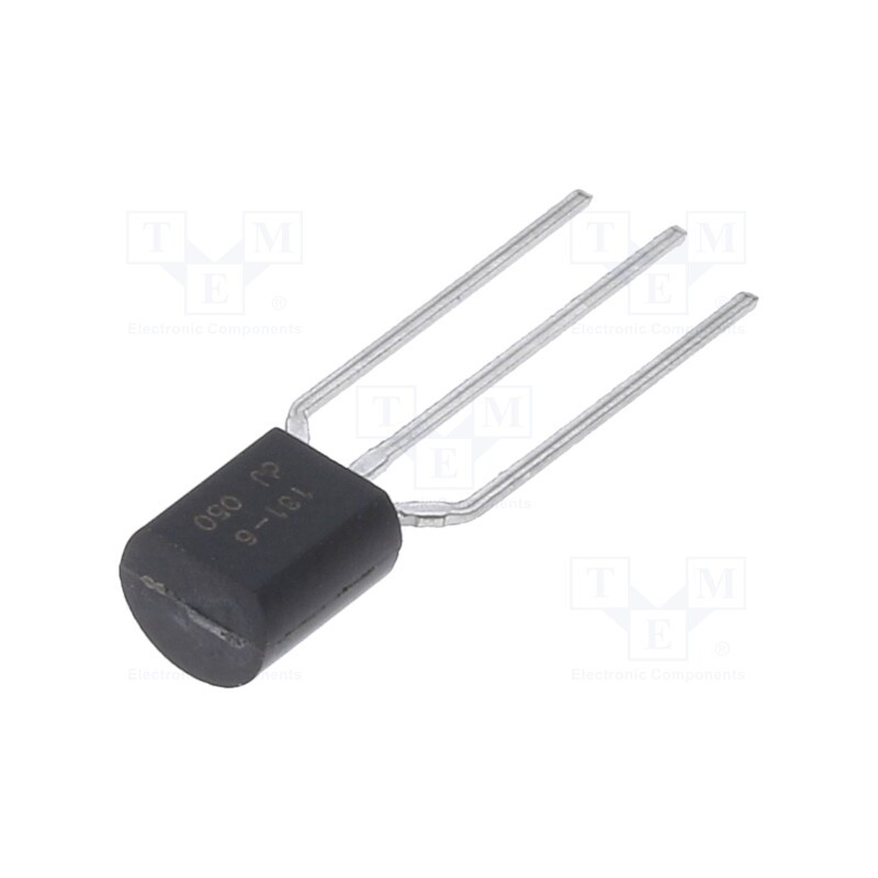 10 pcs : BT131-600,116 - Triac, 600V, 1A, TO92, Igt: 3/7mA, Ifsm: 12.5A, 4Q, sensitive gate