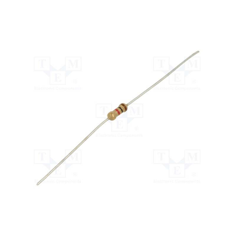 500 pcs : CFR-25JT-52-1K - Resistor: carbon film, 1kΩ, 250mW, ±5%, Ø2.4x6.3mm, axial