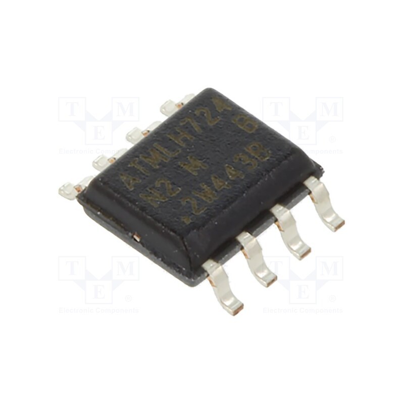 10 pcs : AT24CS02-SSHM-B - IC: EEPROM memory, 2kbEEPROM, I2C, 256x8bit, 1.7÷5.5V, 1MHz, SO8