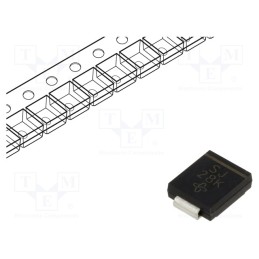 20 pcs : S3J-E3/57T - Diode: rectifying, SMD, 600V, 3A, 2.5us, SMC, Ufmax: 1.15V, Ifsm: 100A