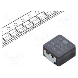 10 pcs : ETQP3M1R0KVP - Inductor: wire, SMD, 1uH, 7.5A, 9.6mΩ, ±20%, 5.5x5x3mm, -40÷150°C