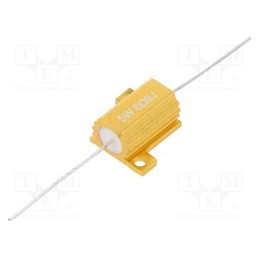 10 pcs : AHP5W-6R8J - Resistor: wire-wound, with heatsink, 6.8Ω, 5W, ±5%, 50ppm/°C, axial