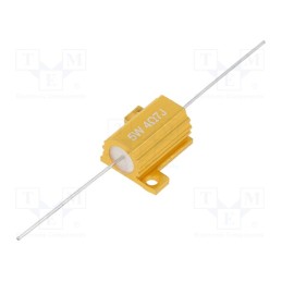10 pcs : AHP5W-4R7J - Resistor: wire-wound, with heatsink, 4.7Ω, 5W, ±5%, 50ppm/°C, axial