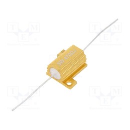 10 pcs : AHP5W-470RJ - Resistor: wire-wound, with heatsink, 470Ω, 5W, ±5%, 30ppm/°C, axial
