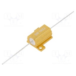 10 pcs : AHP5W-1K5J - Resistor: wire-wound, with heatsink, 1.5kΩ, 5W, ±5%, 30ppm/°C